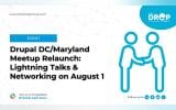 Drupal DC/Maryland Meetup Relaunch: Lightning Talks & Networking on August 1