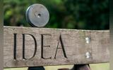 Idea etched on to wood