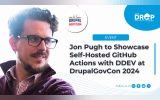 Jon Pugh to Showcase Self-Hosted GitHub Actions with DDEV at DrupalGovCon 2024