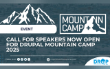 Call for Speakers Now Open for Drupal Mountain Camp 2025