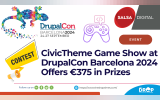 CivicTheme Game Show at DrupalCon Barcelona 2024 Offers €375 in Prizes