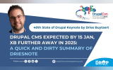 Drupal Project Lead Dries Buytaert's 40th State of Drupal Keynote at DrupalCon Barcelona 2024