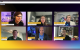 screenshot of Drupal CMS Launch virtual meet
