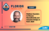 Matthew Saunders to Discuss Neurodiversity and Inclusive Design at FLDC 2025