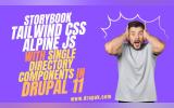 Creating new Drupal 11 theme with TailwindCSS, Alpine JS, Storybook and Single Directory Components