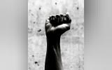 closed fist of a Black person