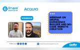 Webinar on Drupal Experience Builder and No-Code Website Creation