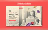 Landing page template