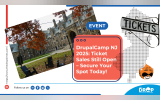 DrupalCamp NJ 2025: Ticket Sales Still Open – Secure Your Spot Today!