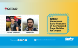 QED42 Showcases Early Features of AI-Powered Page Builder for Drupal