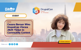 Cezara Borsan Wins DrupalCon Vienna 2025 Ticket in  Community Contest