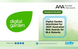 Digital Garden Shortlisted for 2025 Australian Web Awards for NLA Website