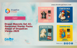 Drupal Mascots Get AI-Generated Starter Packs Ahead of DrupalCon Vienna 2025