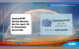 UpstatePHP Spring Meetup Set for April 25 in Downtown Greenville