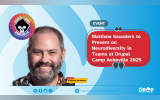 Matthew Saunders to Present on Neurodiversity in Teams at Drupal Camp Asheville 2025
