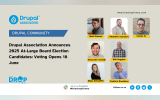 Drupal Association Announces 2025 At-Large Board Election Candidates: Voting Starts 18 June