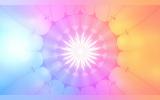 Radial geometric pattern, symbolizing clarity and accessibility