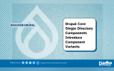 Drupal Core Single Directory Components Introduce Component Variants