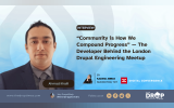 Cover image for interview with Ahmad Khalil, the developer who reorganized London Drupal Engineering Meetup