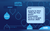 Acquia to Host “Step Up Your Game” Community Party at Drupal GovCon 2025