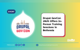 Drupal GovCon 2025 Offers In-Person Training Sessions in Bethesda