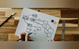 a person drawing flowchart