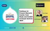 Pantheon to Present Macomb County Case Study and Exhibit at Drupal GovCon 2025