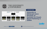 University of Edinburgh Intern Develops AI Assistant for Drupal-Based Publishing in EdWeb