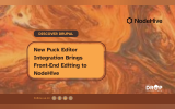New Puck Editor  Integration Brings  Front‑End Editing to NodeHive