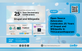 Open Source Advocates Celebrates 25 Years of Drupal and Wikipedia in Thiruvananthapuram