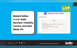Blökkli Editor v1.3.4 Adds Runtime Visibility Control and Dark Mode Fix