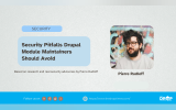 Security Pitfalls Drupal Module Maintainers Should Avoid