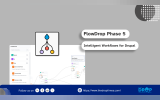 FlowDrop Phase 5 Cover Image featuring a screenshot