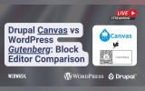 Drupal Canvas and WordPress Gutenberg Compared Through Hero Block Build