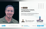 Kyle Einecker featured in an archive interview about Drupal components and commerce at NEDCamp 2022.