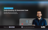 A dark Discover Drupal graphic shows Owen Bush of Lullabot beside a coding lightbulb icon. The graphic text reads "DISCOVER DRUPAL" "Understanding AI Generated Code" "Decodie captures the decisions behind AI assisted development" "Owen Bush" "Lullabot" "Follow us on" "https://www.thedroptimes.com/" and "THE DROP TIMES".