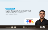 Discover Drupal graphic with a portrait labeled "Pravesh Poonia" beside the OpenSense Labs logo. Text reads "DISCOVER DRUPAL". "Layout Changes Gain an Audit Trail". "Block Creation, Edits, Moves, and Deletions Feed a Node-Level Timeline". "Pravesh Poonia". "OpenSense Labs". "Follow us on". "https://www.thedroptimes.com/". "THE DROP TIMES".