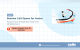 Light blue event graphic promoting speaker proposals for Drupal expertise across development and community topics. Text reads "EVENT". "Drupal Expertise Across the Stack". "Speaker Proposals Close 25 September". "The Call Covers Development DevOps Upgrades Community Work and Case Studies".