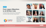 DrupalCon Rotterdam 2026 cover graphic featuring Raffaele Chiocca, Vijaya Chandran Mani, Anthony Bojocan, Len Swaneveld, Mikaela Kindstedt, Sanna Kramsi, Wolfgang Ziegler, Ulka Neil, and Anubhav Gupta, with the headline “From Legacy Migrations to AI-Written Code” and a focus on content models, governance, team health, and metrics in Drupal work.