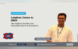 Discover Drupal graphic featuring Abhisek Mazumdar beside the Langfuse logo. Text reads "DISCOVER DRUPAL". "Langfuse Comes to DDEV". "ddev langfuse 1.0.0 adds a local observability stack for AI development". "Abhisek Mazumdar".