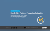 Mautic graphic reading "Mautic 7.2.1 Tightens Production Reliability. Campaign scheduling forms plugins and deployment workflows receive fixes across the Absolunto Edition."