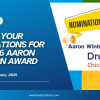 Submit Your Nominations for the 2026 Aaron Winborn Award