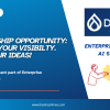 SPONSORSHIP OPPORTUNITY: ENHANCE YOUR VISIBILTY. SCALE YOUR IDEAS!