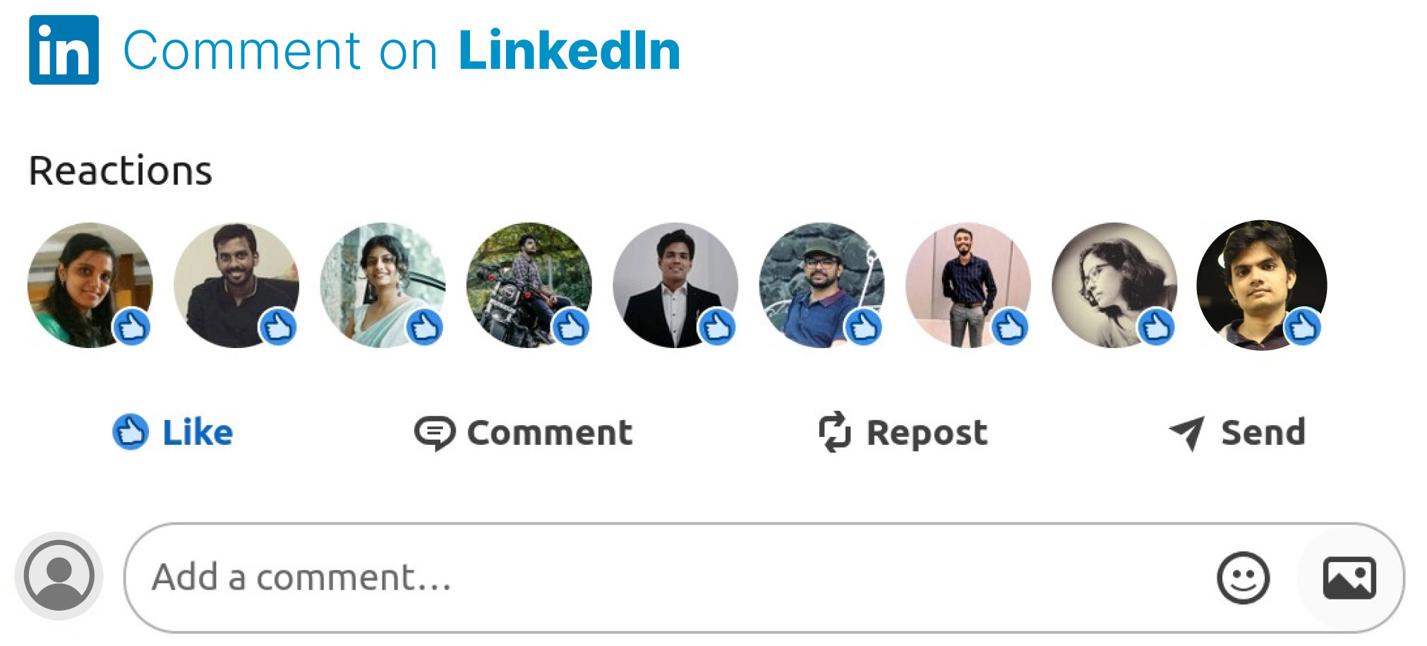 LinkedIn Comment